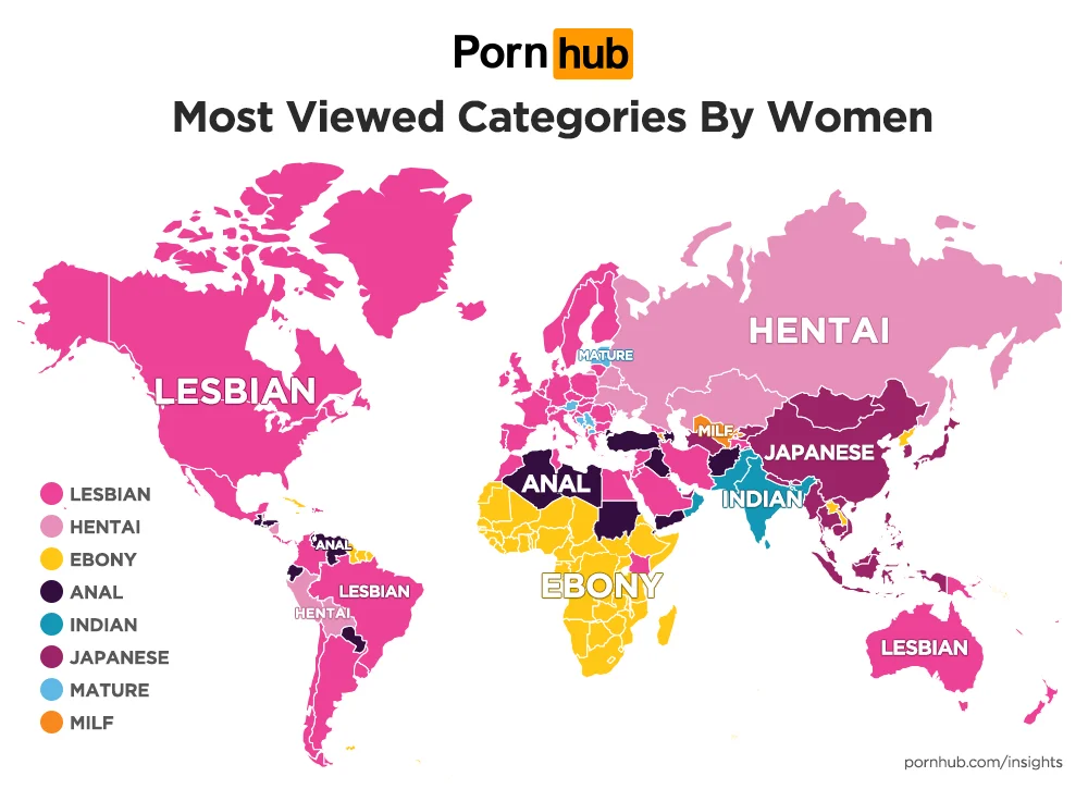 Любимое порно девушек: 5 популярных категорий в мире женщин