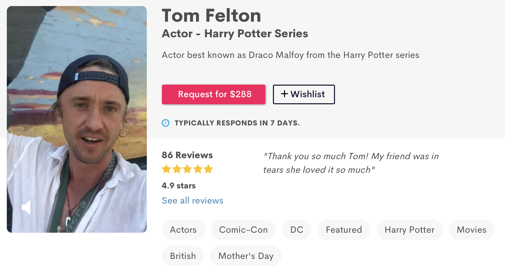 Теперь можно получить именное поздравление от Драко Малфоя - фото 1