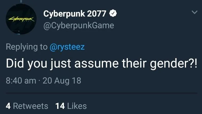 Как на Cyberpunk 2077 ополчилось пол-твиттера из-за расхожей шутки [обновлено] - фото 2