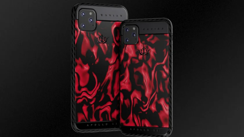 iPhone льда и пламени: Caviar представил концепт iPhone 11, с которым можно выходить в космос  - фото 1