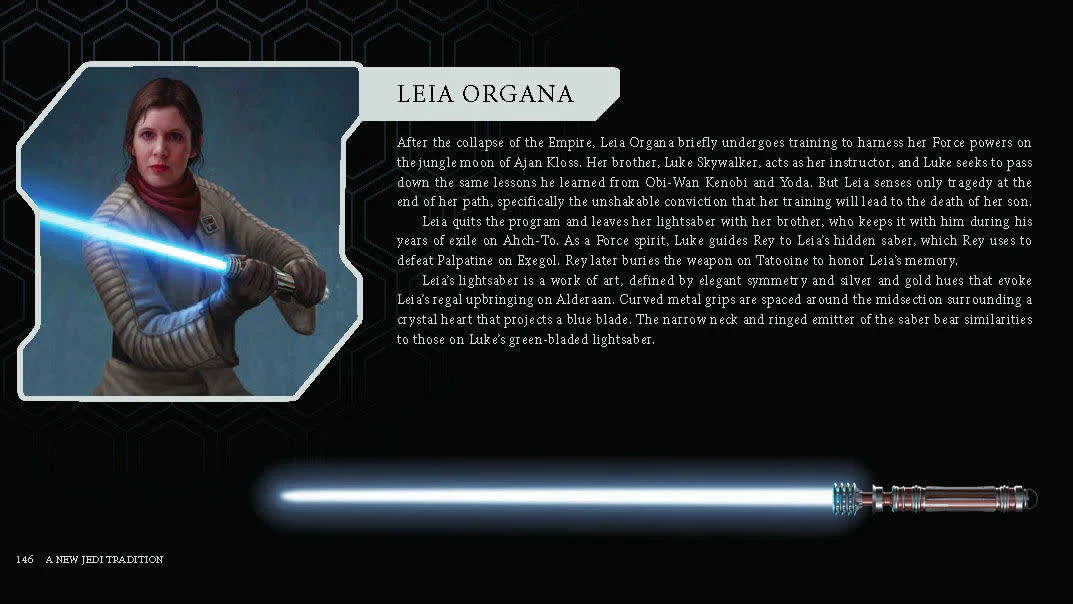 Как выглядит световой меч принцессы Леи — изображение из новой книги о «Звездных войнах» - фото 2