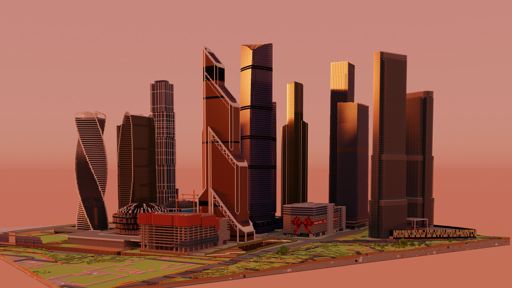 Галерея: достопримечательности России, воссозданные в Minecraft - изображение 5 Галерея: достопримечательности России, воссозданные в Minecraft - фото 5