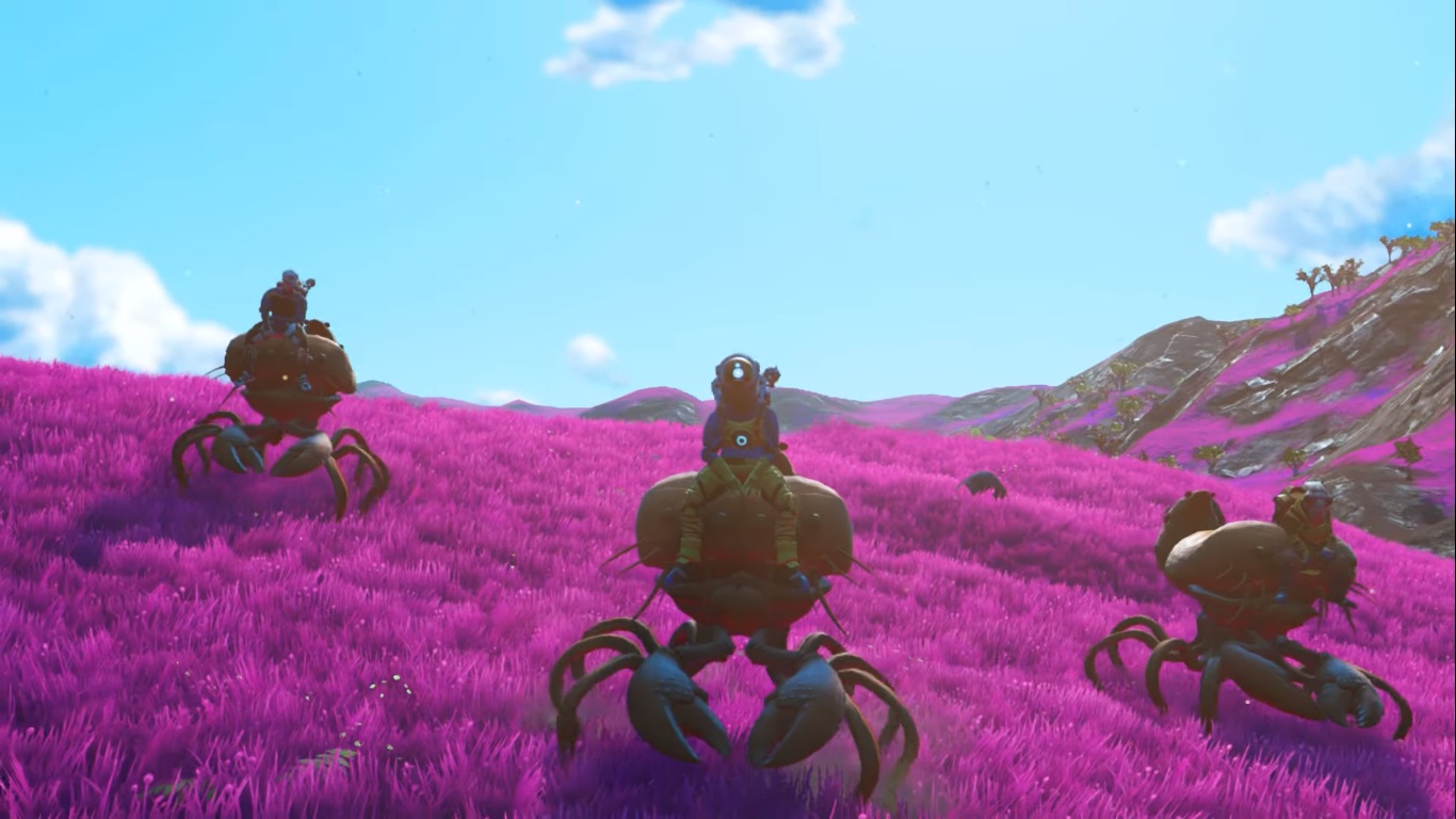 В No Manʼs Sky Beyond можно будет прокатиться на гигантских крабах! - изображение 1 В No Manʼs Sky Beyond можно будет прокатиться на гигантских крабах! - фото 1