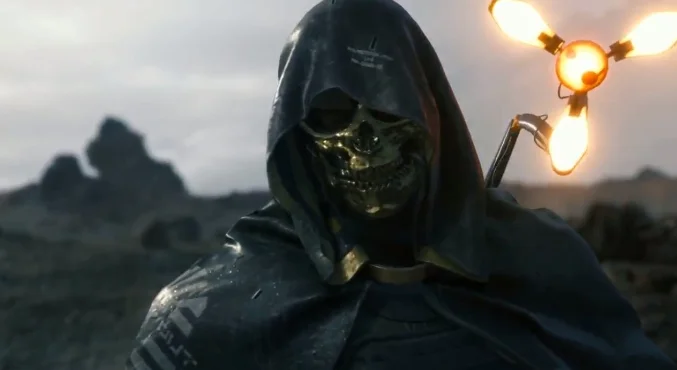 Новый ролик Death Stranding﻿ целиком посвящен Человеку в золотой маске. Озвучил его Трой Бейкер - фото 1