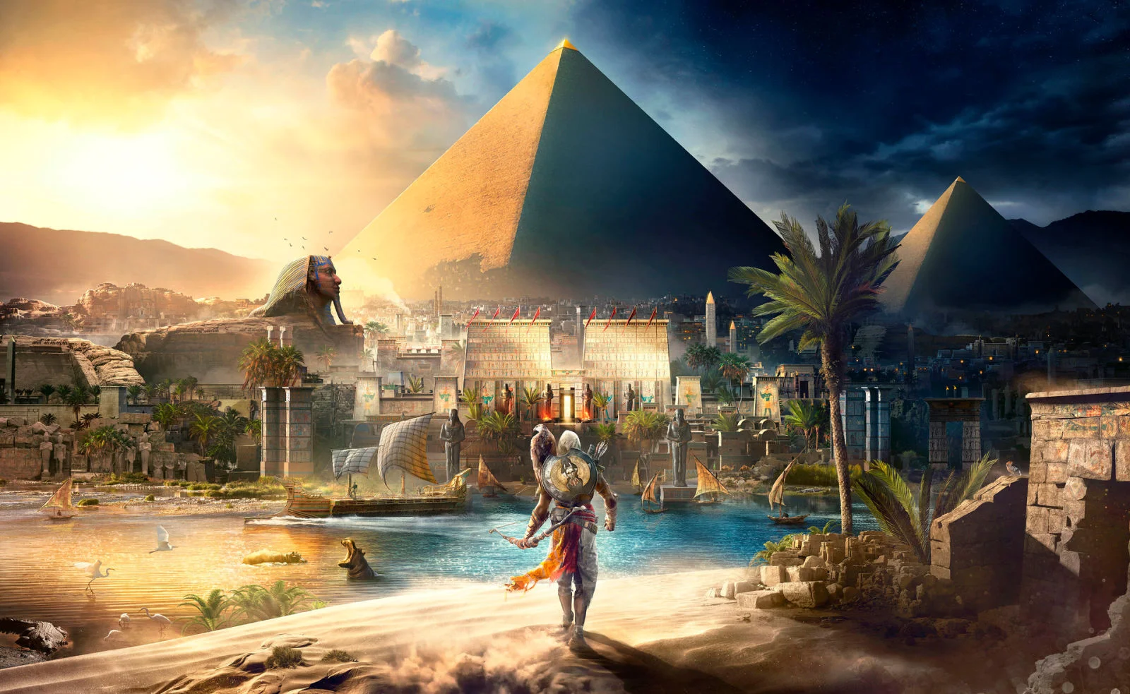 Потрясающие виды Древнего Египта (и не только) на концепт-артах Assassinʼs Creed: Origins - фото 25