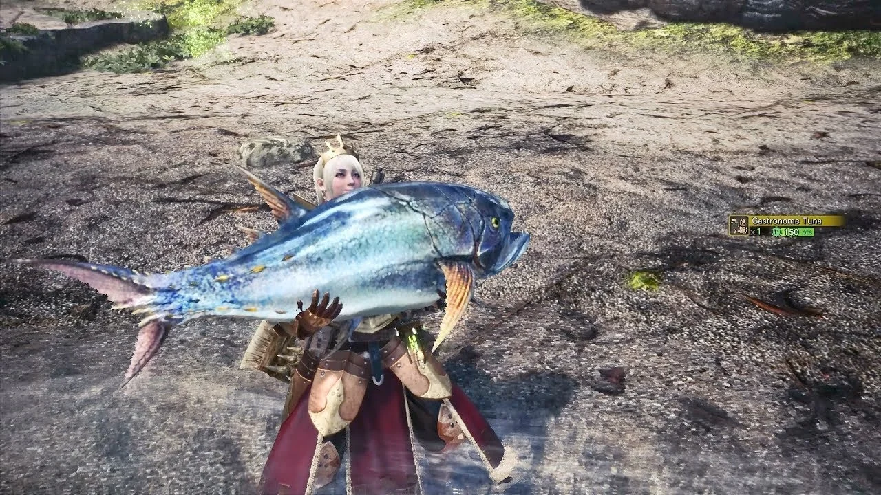 Гифка дня: не совсем удачная рыбалка в Monster Hunter World - фото 1