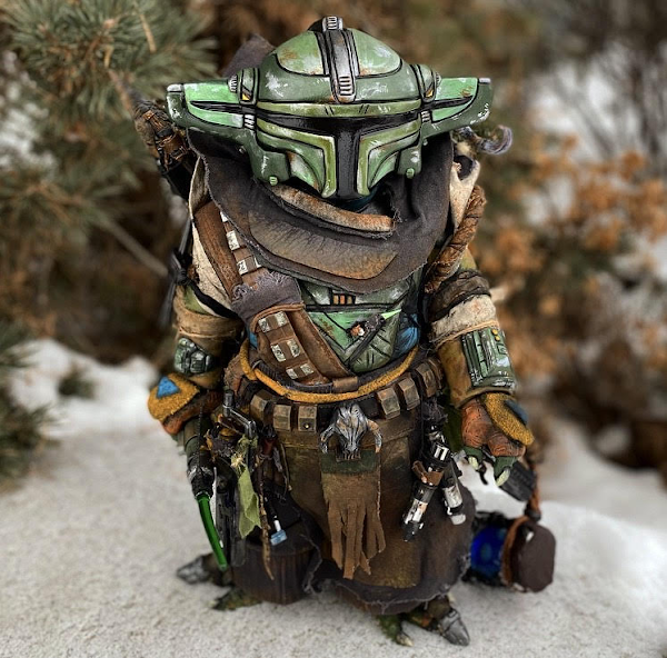 «Мандалорец»: художник показал Грогу в образе охотника за головами из «Звездных войн» - фото 1