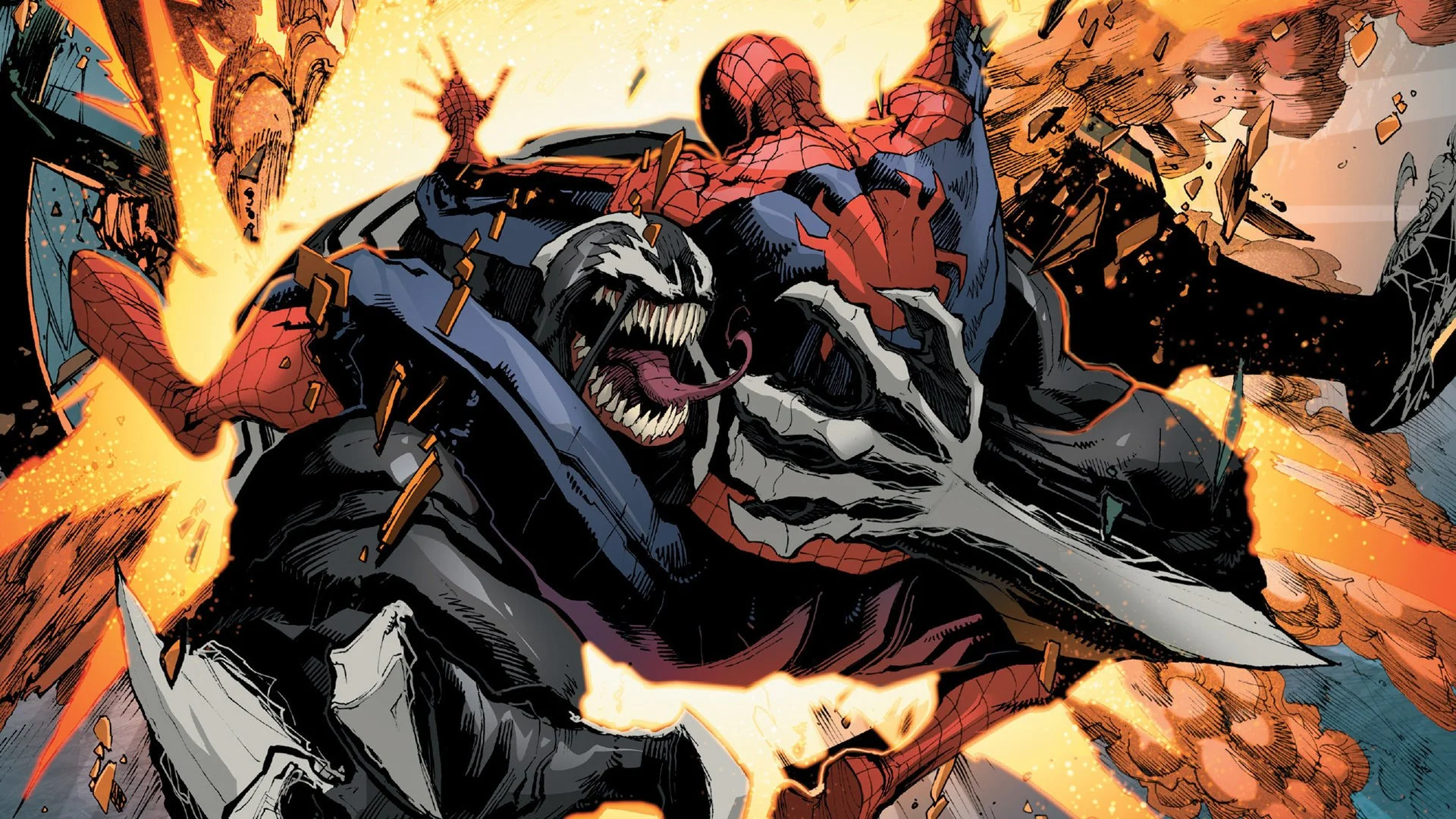 Ожившая мечта любителя Marvel: Веном против Человека-паука в крутом фан-видео - фото 1