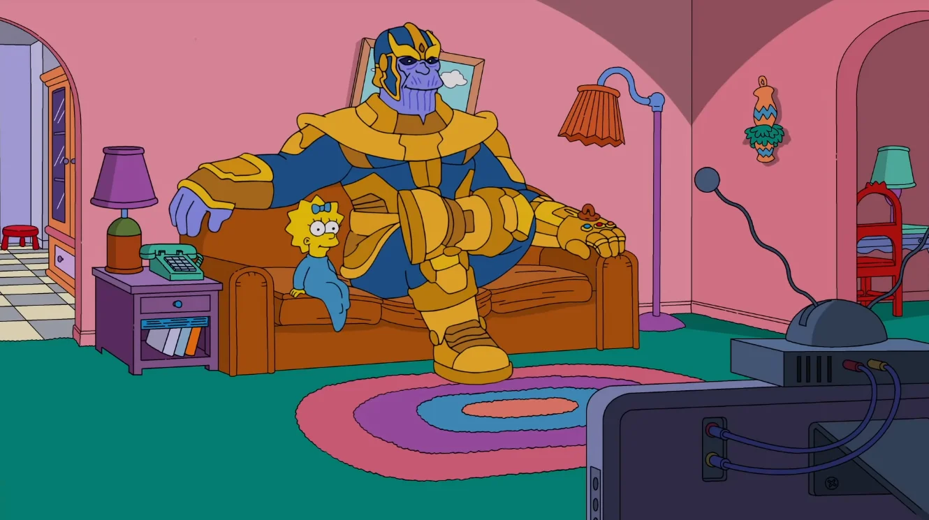 Танос заглянул в «Симпсоны» и убил почти всех главных героев. Только без знаменитого щелчка - фото 1