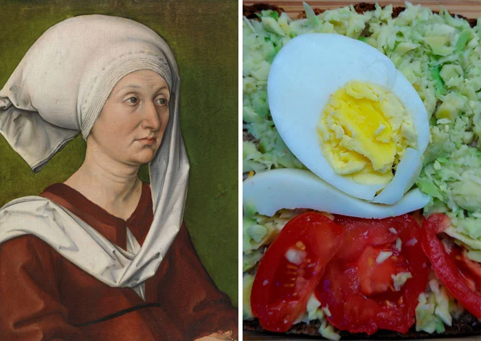 Галерея: 15 известных картин, которые воссоздали на бутербродах - фото 6