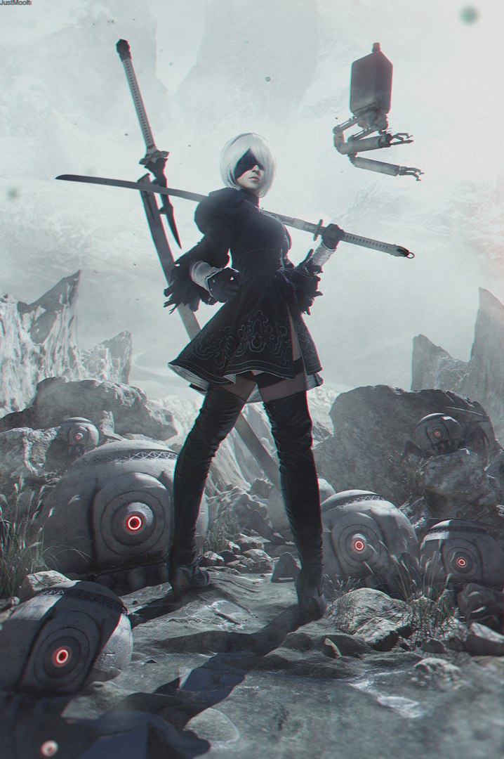 Косплей дня: девушка-андроид 2B из NieR: Automata - фото 2