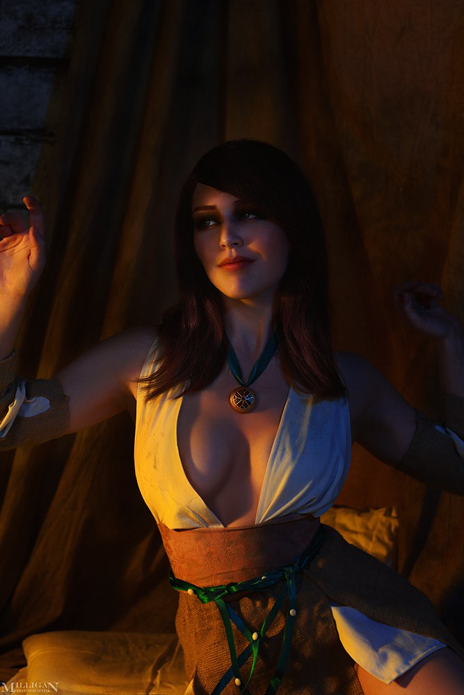 Косплей дня: онейромантка Корина Тилли и прибожек Сара из игры The Witcher 3: Wild Hunt - фото 2