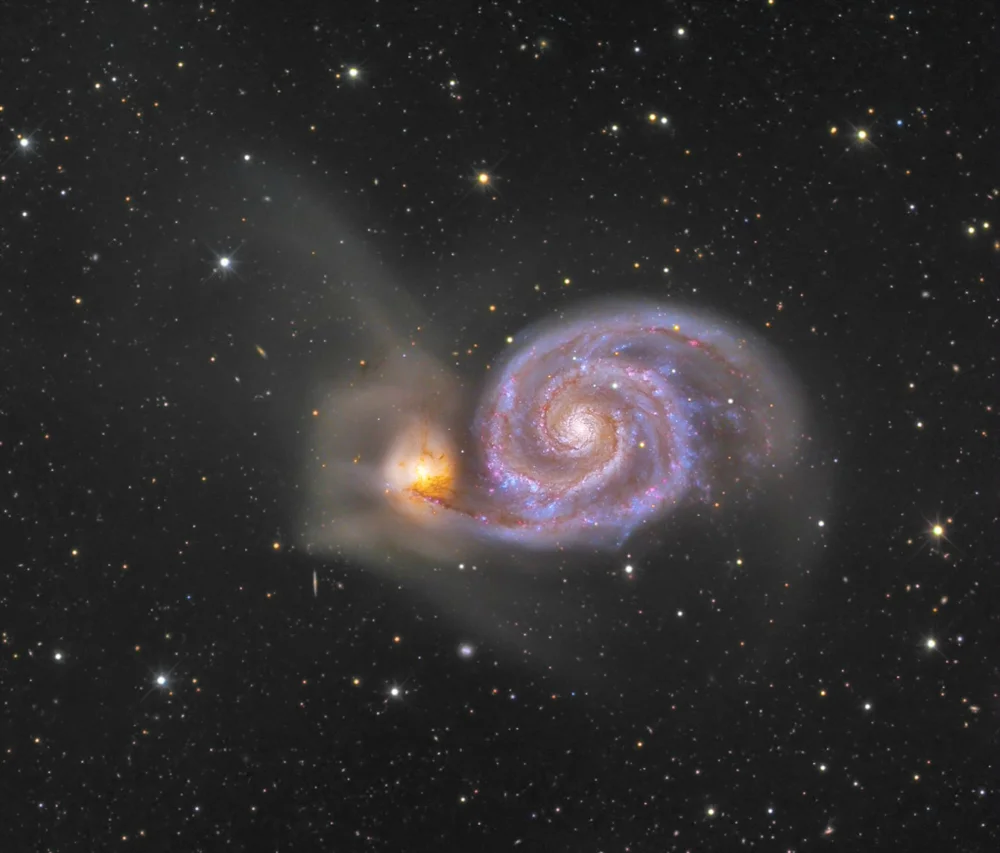 Спиральная галактика NGC 5194