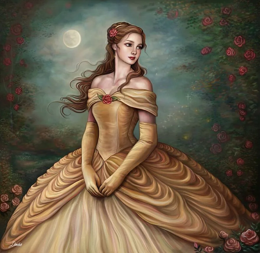 Художник сделал красивые портреты принцесс Disney в стиле классической живописи - фото 4