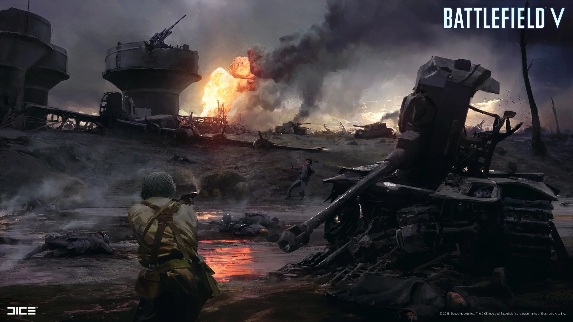 Взгляните на атмосферные концепт-арты и иллюстрации по Battlefield V - фото 9