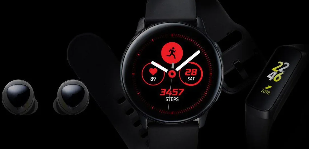 Samsung случайно показала фото часов Galaxy Watch Active, трекера Galaxy Fit и наушников Galaxy Buds - фото 1
