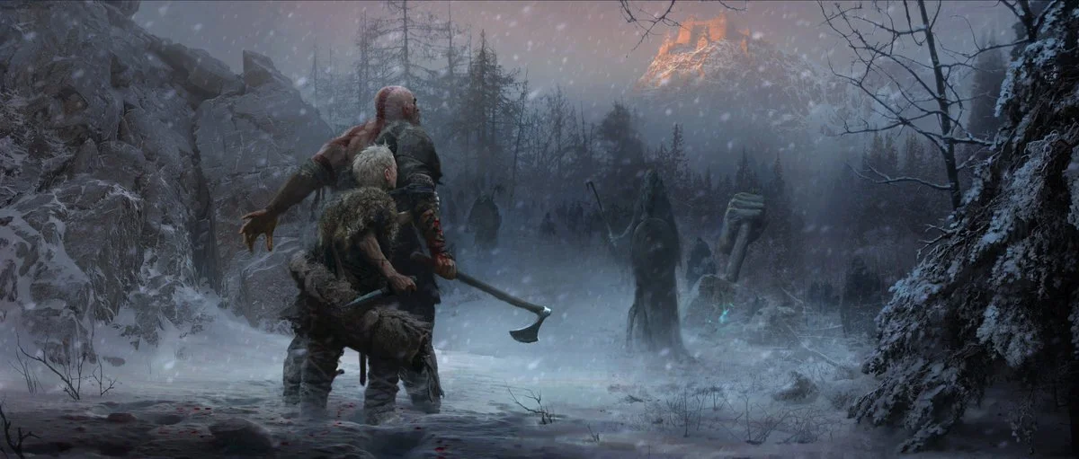 Sony наградила догадливых игроков новыми концепт-артами God of War - фото 3