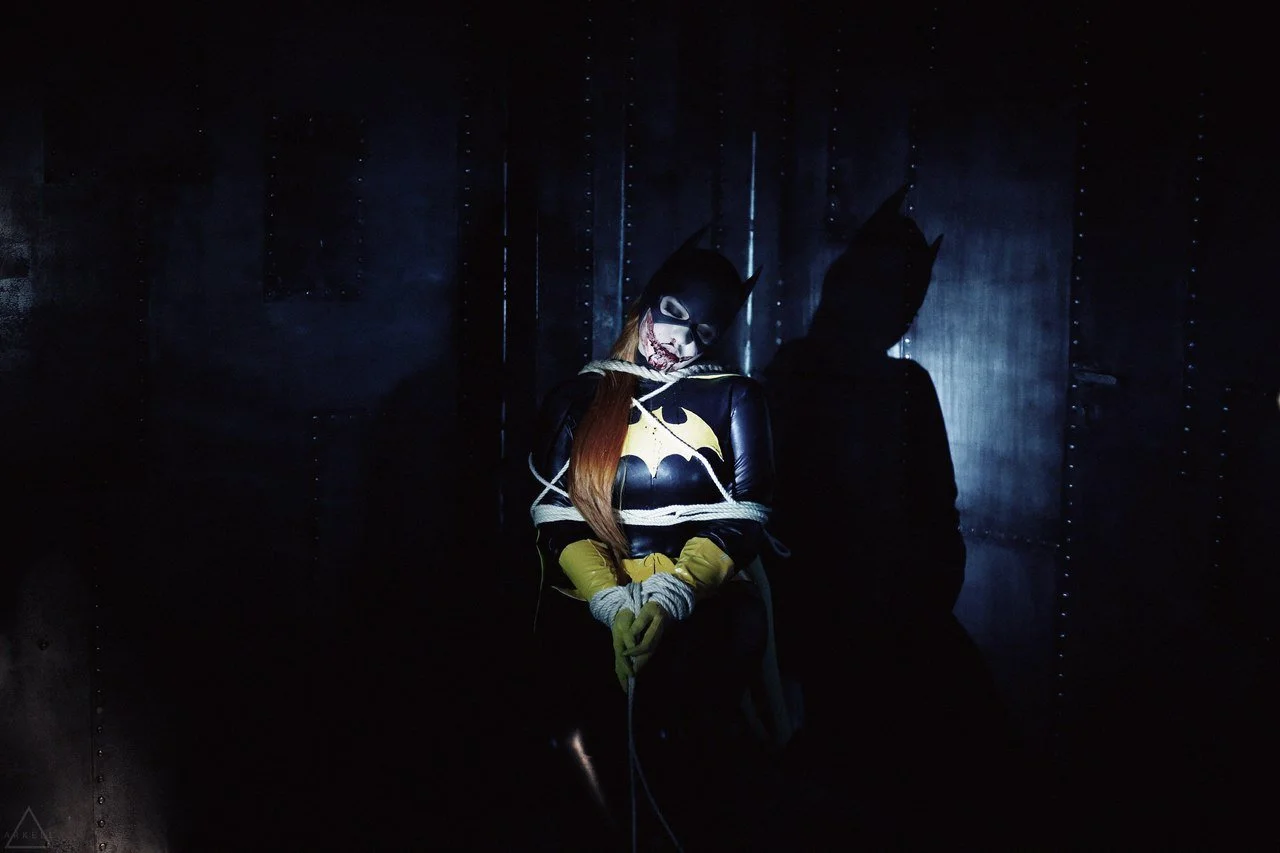 Batgirl bound gagged