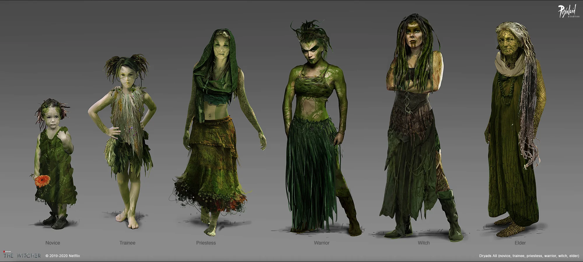 Эльфы, дриады и магия: художники показали концепт-арты для сериала «Ведьмак» - фото 1