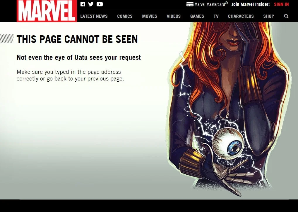 4 апреля - день страницы 404. Blizzard и Marvel подошли к ее оформлению очень креативно! - фото 3