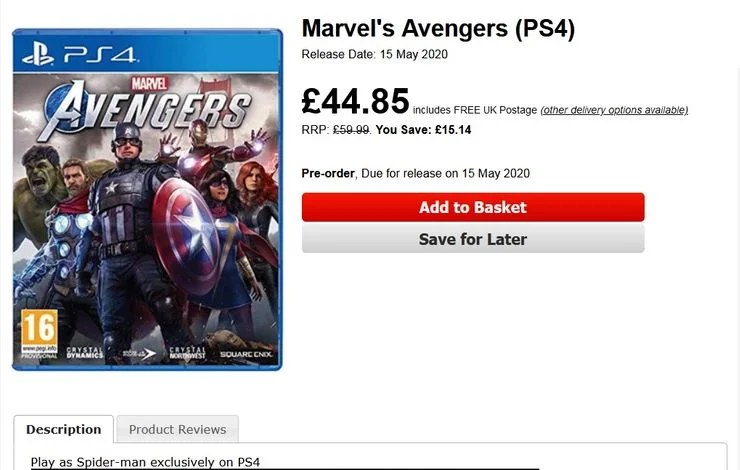 Человек-паук в Marvelʼs Avengers будет эксклюзивом PlayStation [Обновлено] - фото 1