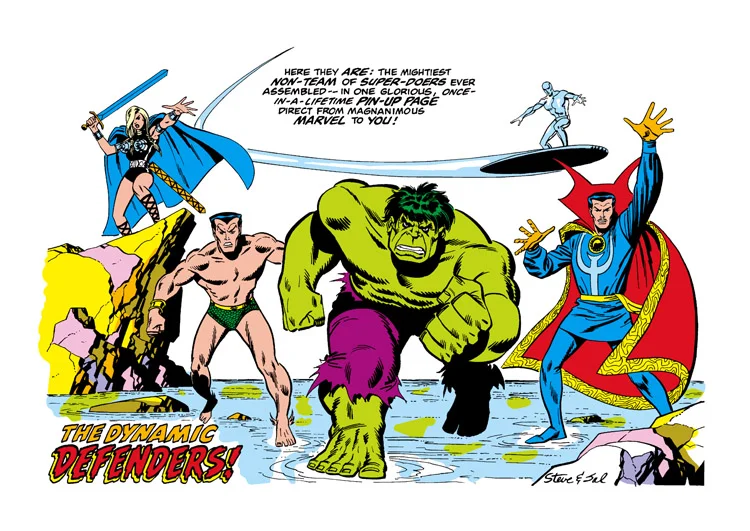 Издательство Marvel вернет оригинальных Защитников — с Халком, Доктором Стрэнджем и Серфером - фото 1
