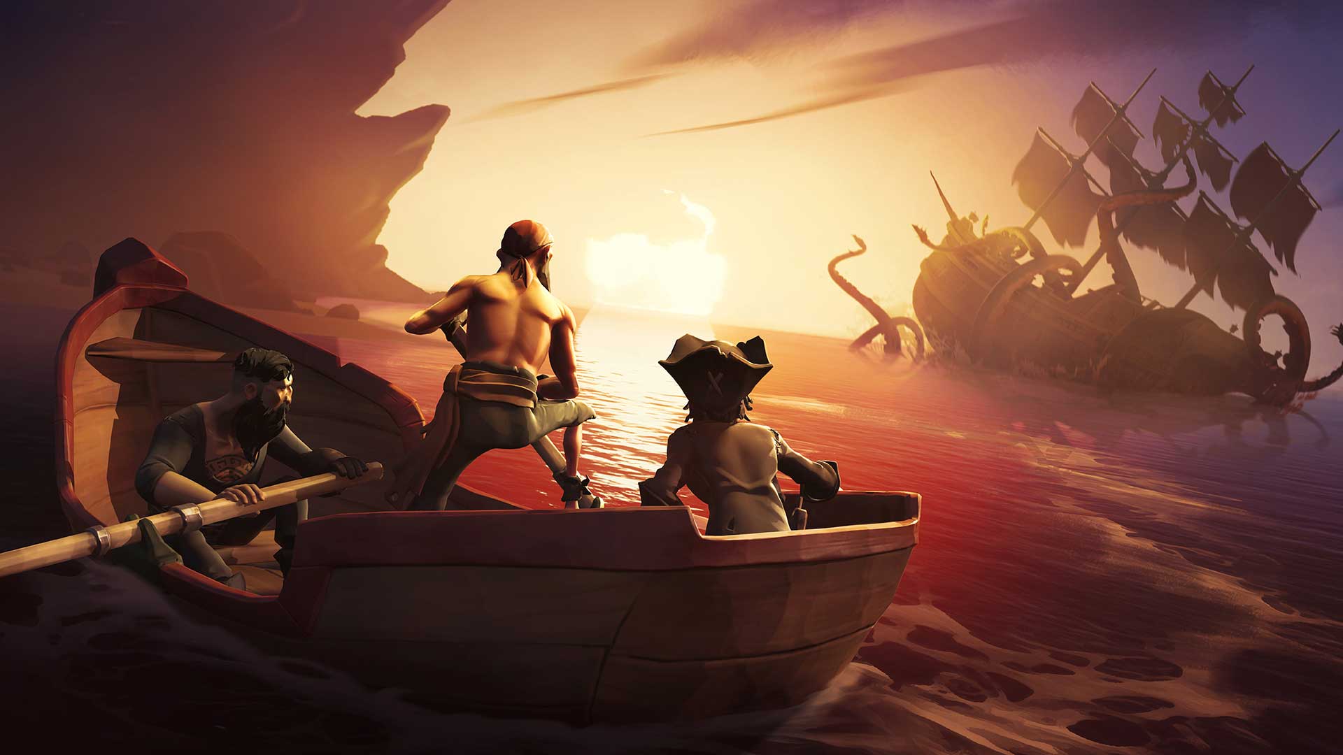 Sea of Thieves должна была стать одним из самых важных релизов Microsoft в 2018 году. Шумная рекламная кампания, громкое имя студии-разработчика, шикарный притягательный сеттинг, — сказать, что игру многие ждали — не сказать ничего. Жалко, что на выходе мы получили какую-то No Manʼs Sea.