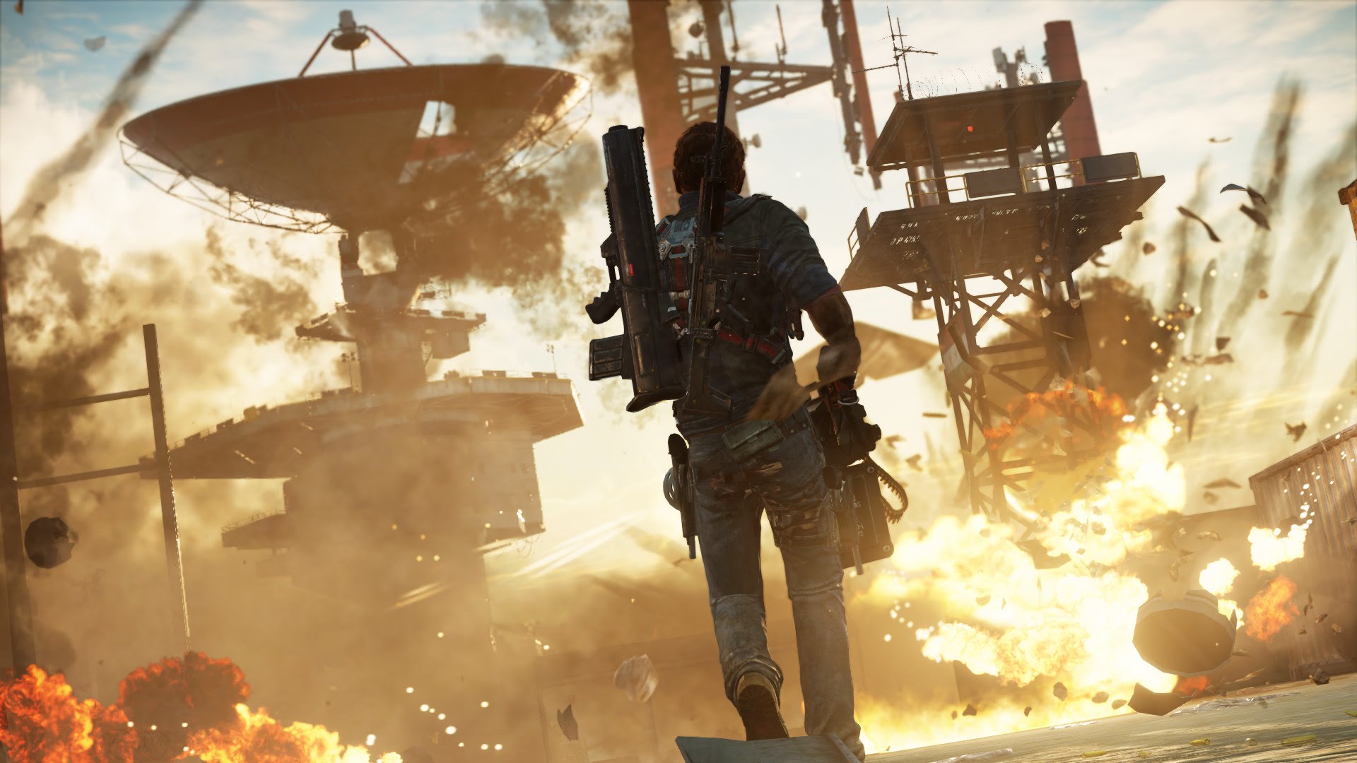 Гифка дня: когда устал от безумия вокруг в Just Cause 3 - фото 1