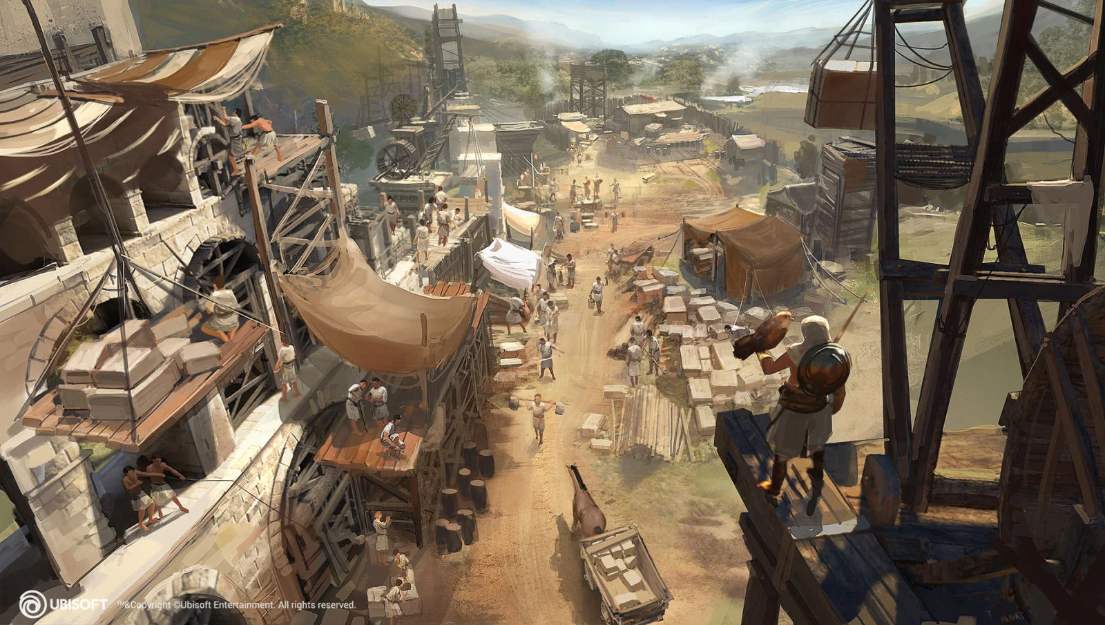 Потрясающие виды Древнего Египта (и не только) на концепт-артах Assassinʼs Creed: Origins - фото 50