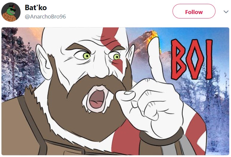 Yeah boy! Игроков веселит обращение Кратоса к сыну в новой God of War - фото 2
