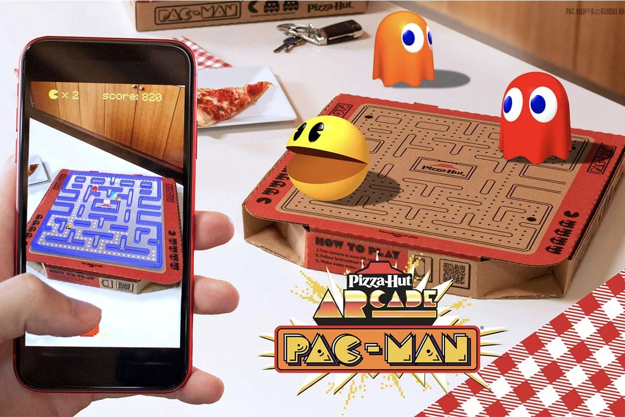 Pizza Hut сделала коробку для пиццы с AR-игрой Pac-Man - фото 1