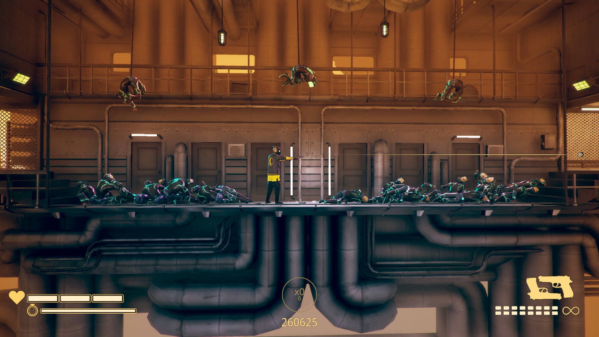 My Friend Pedro в одном скриншоте.