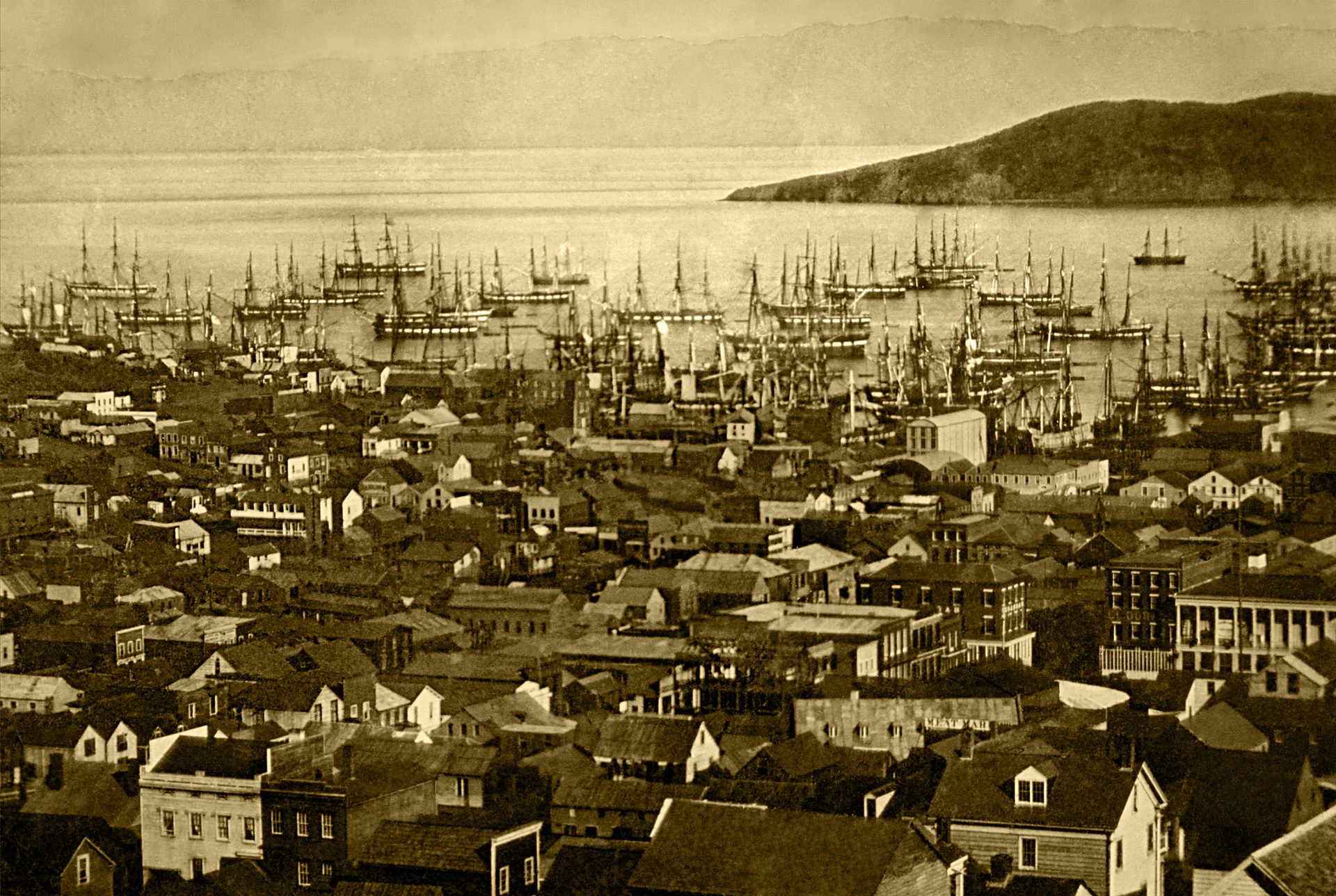 Сан-Франциско, около 1850 года
