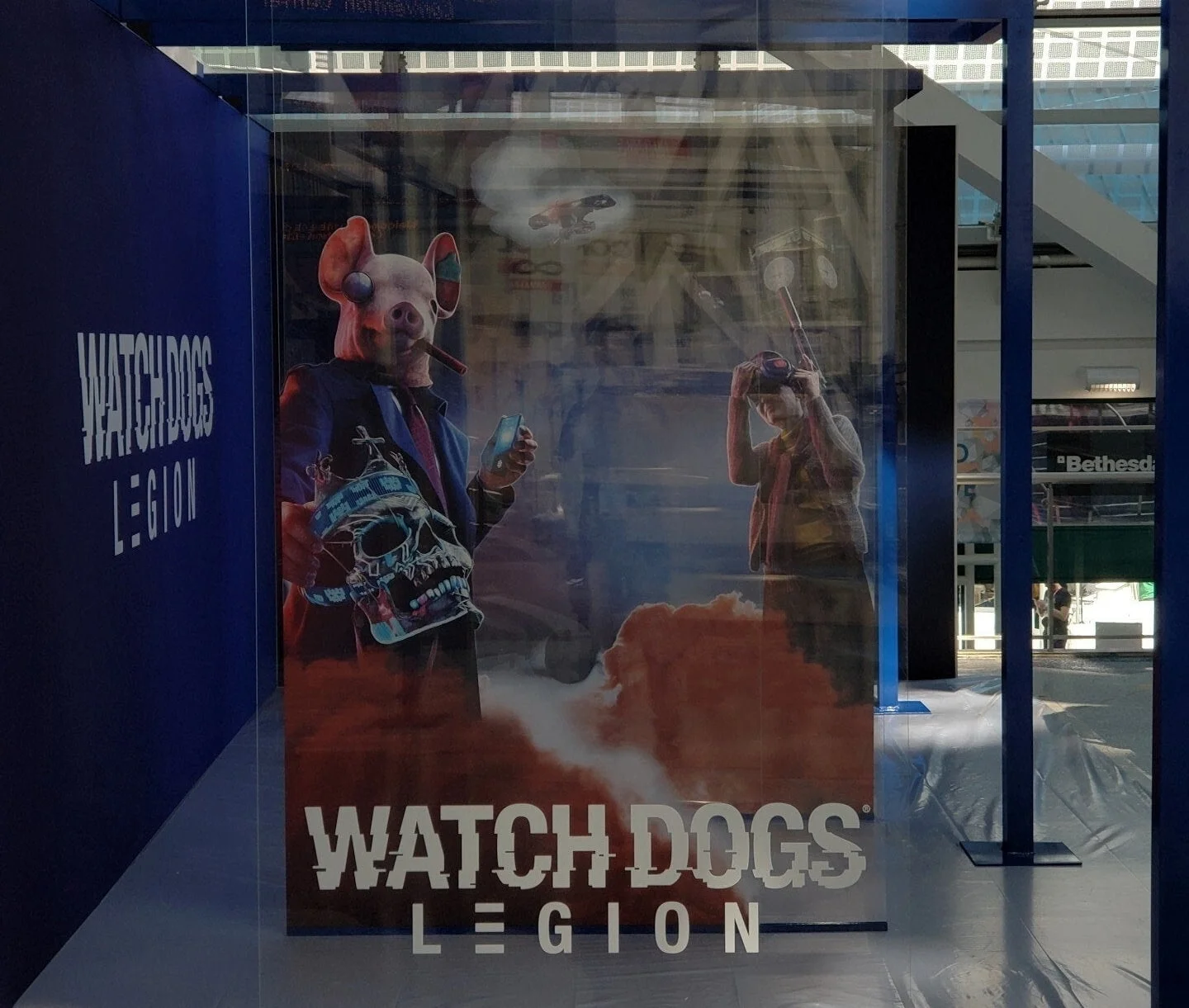 В сеть утек промо-арт Watch Dogs Legion. На нем изображен человек в маске свиньи - фото 2