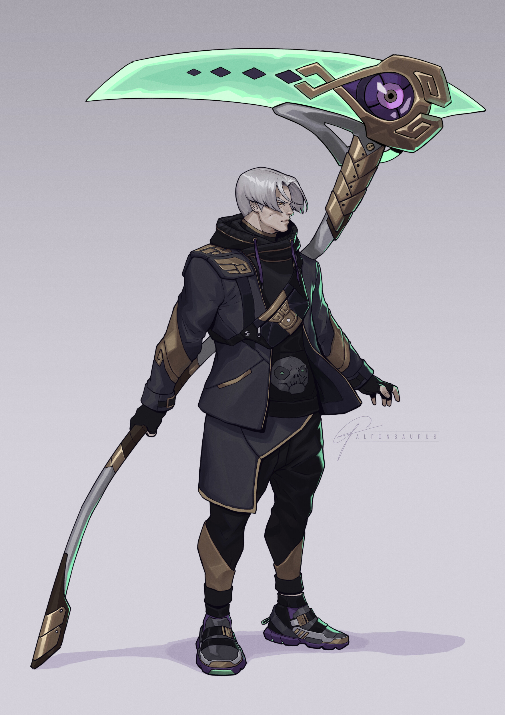 Художник показал персонажей Hades и «Ведьмак 3» в стритвире - фото 3