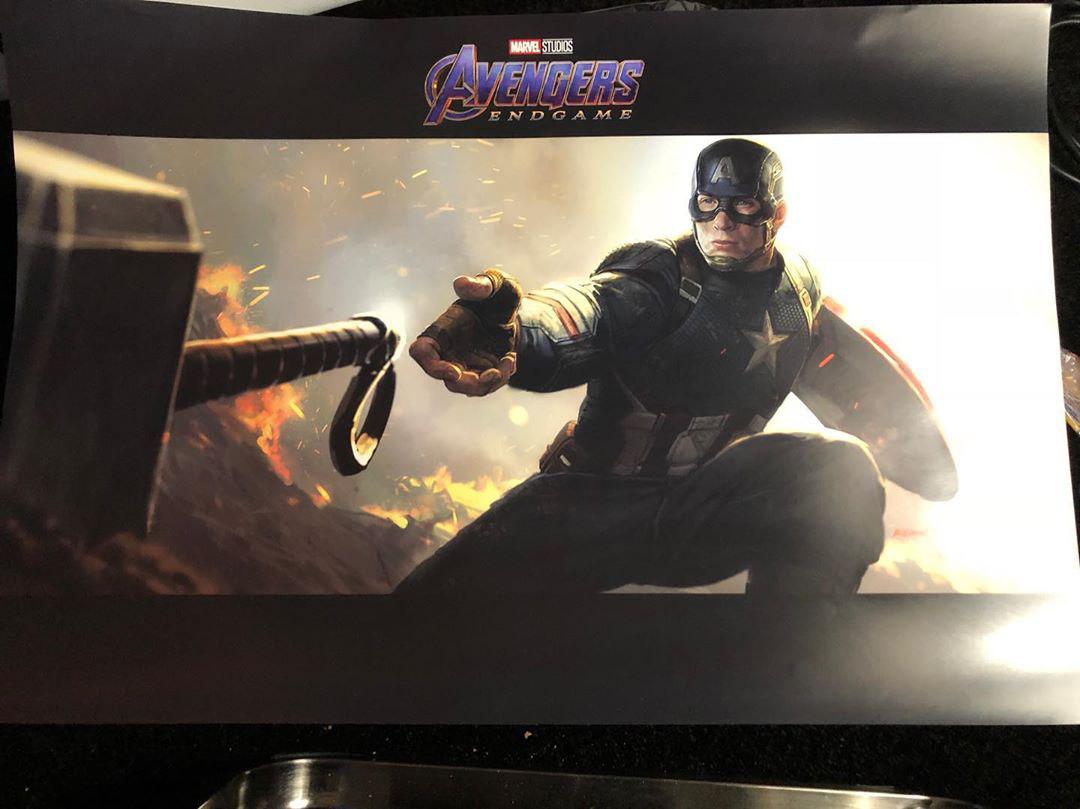 Капитан Америка сомневается, достоин ли Мьельнира — это официальный постер Marvel - фото 1