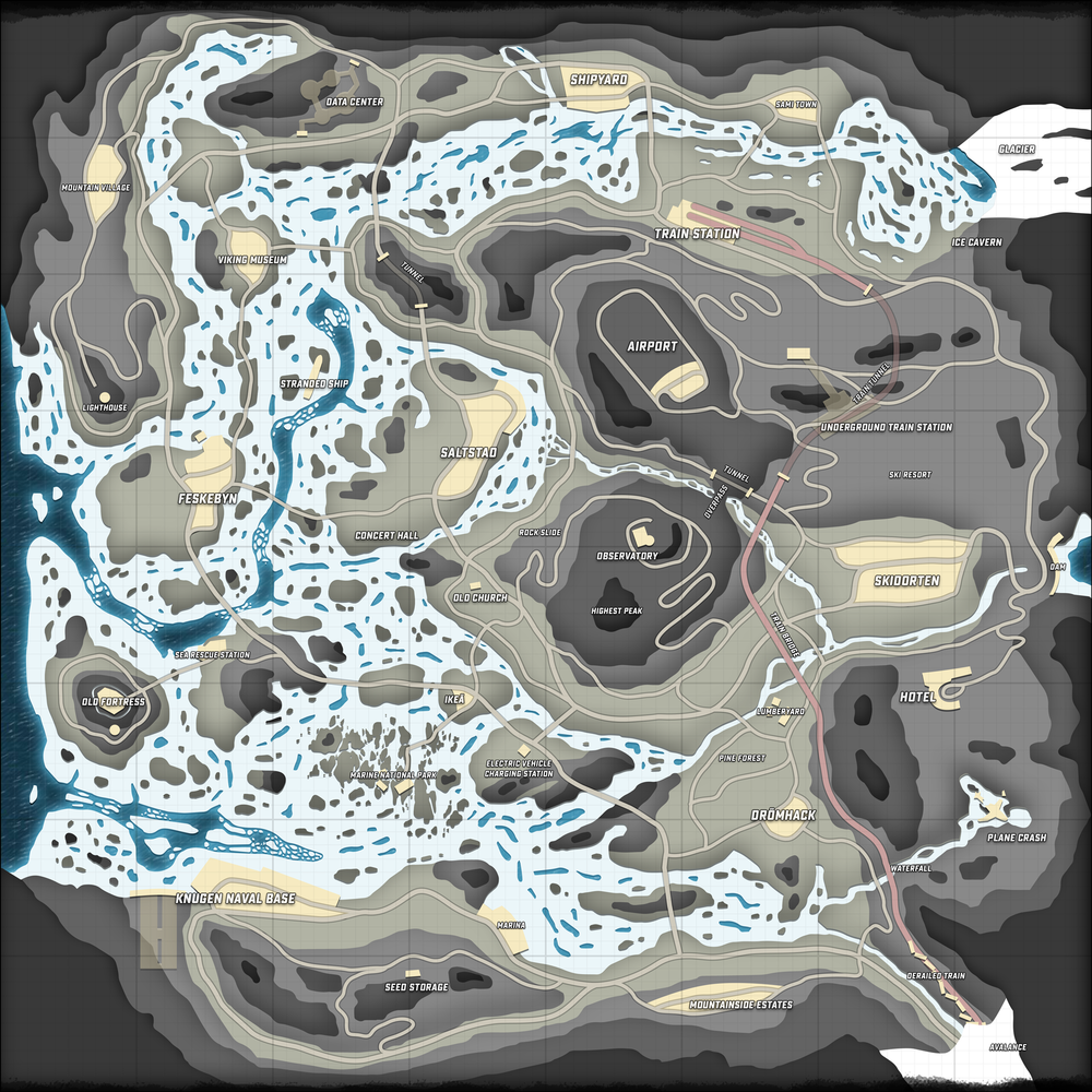 Фанат PUBG разработал собственный концепт зимней карты - изображение 2 Фанат PUBG разработал собственный концепт зимней карты - фото 2