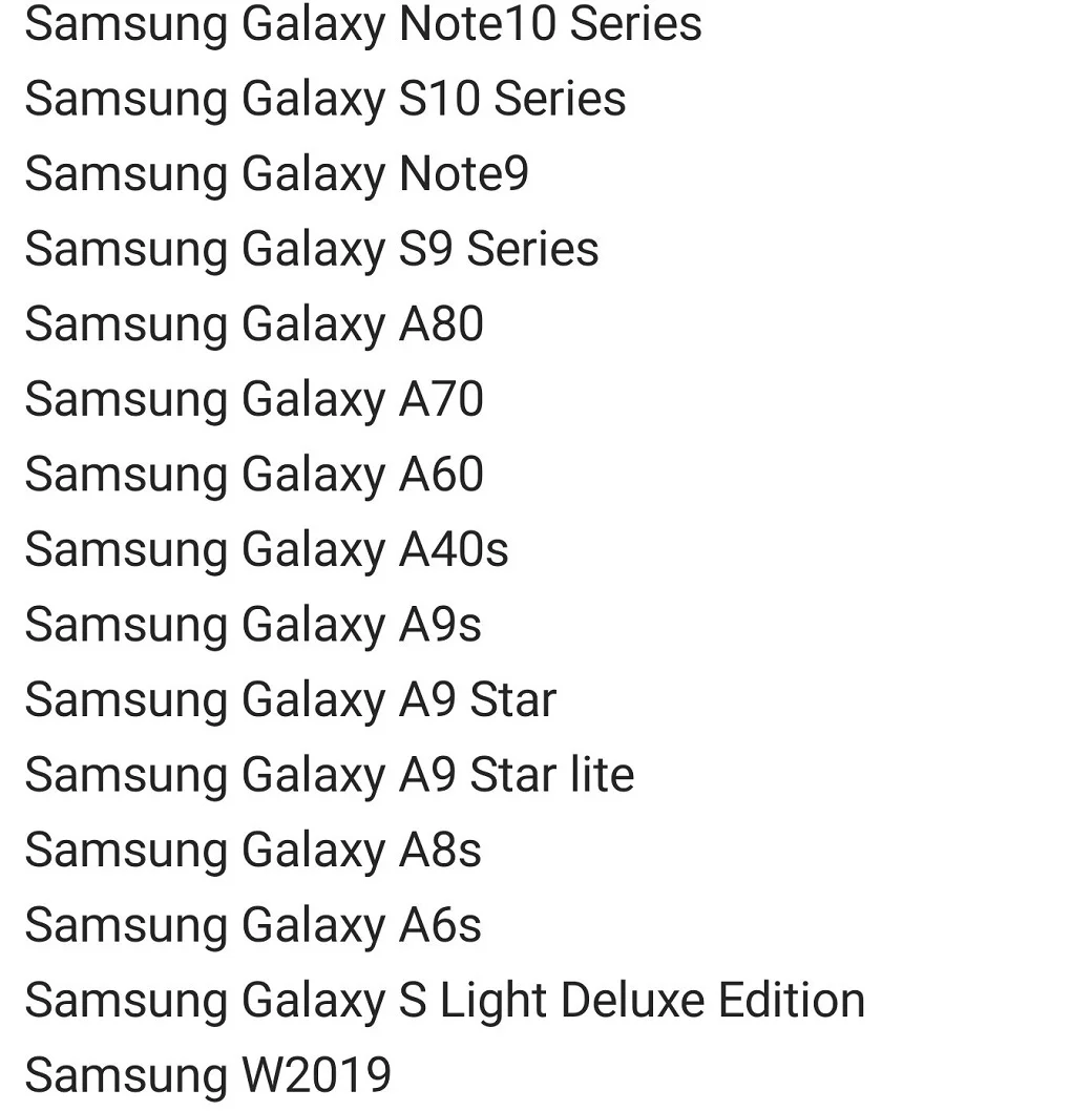 Опубликован список смартфонов Samsung, которые первыми обновятся до Android 10 Q - фото 2