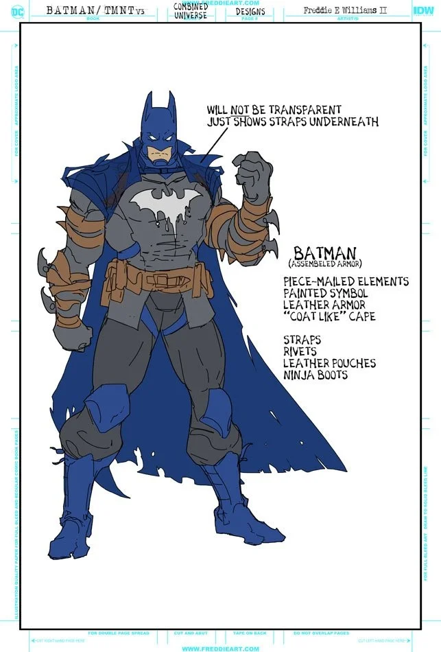 В третьем кроссовере Черепашек-ниндзя и Бэтмена появятся гибриды героев. Например, Найтвинг-Леонардо - фото 2