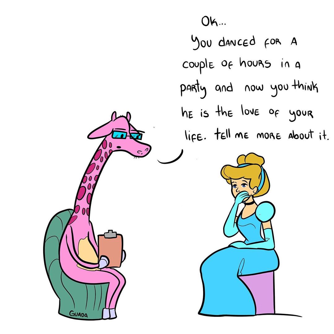 «Вы спасли Китай ради признания отца?»: художница отправила принцесс «Диснея» к психотерапевту - изображение 1 «Вы спасли Китай ради признания отца?»: художница отправила принцесс «Диснея» к психотерапевту - фото 1