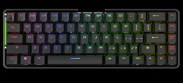 Asus представила компактную беспроводную клавиатуру для геймеров ROG Falchion - фото 1