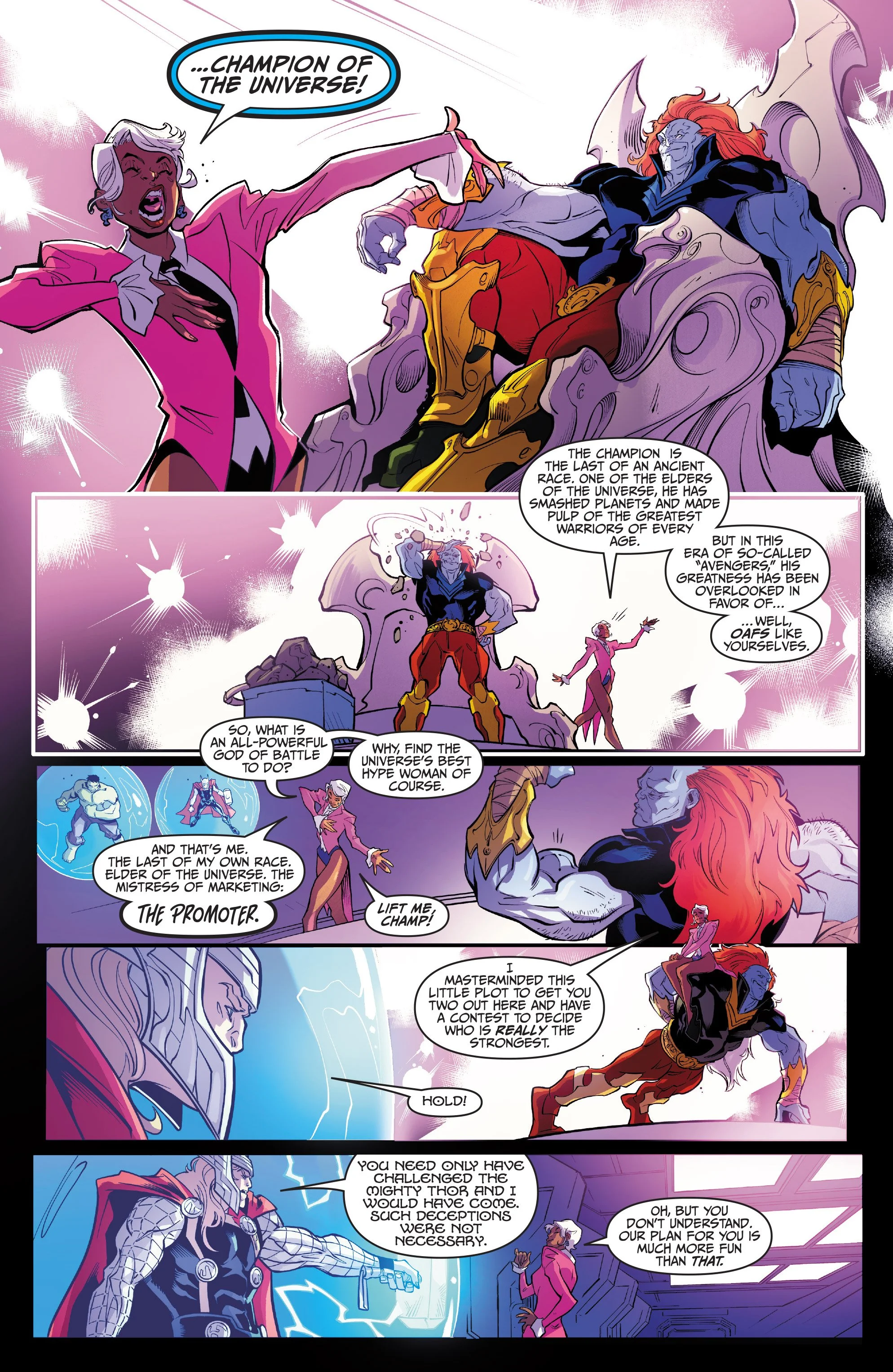 С кем и зачем сражаются Тор и Халк в новом комиксе Marvel? - фото 2