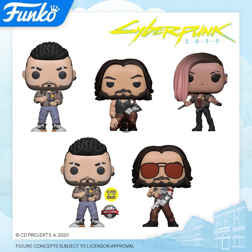 Funko выпустит милые фигурки героев Cyberpunk 2077 - изображение 1 Funko выпустит милые фигурки героев Cyberpunk 2077 - фото 1