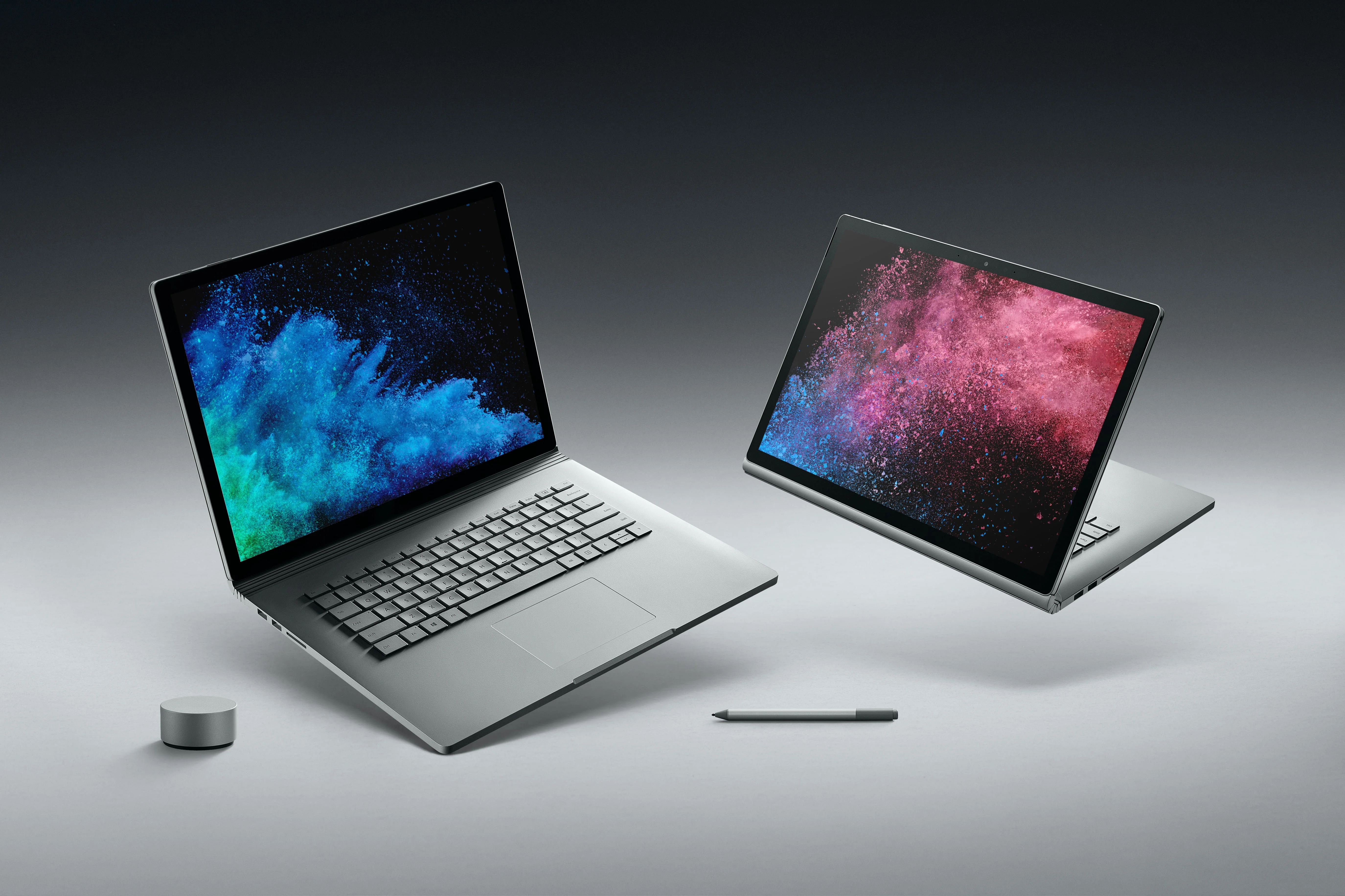 Microsoft представила стильные и мощные ультрабуки 2в1 Surface Book 2 - фото 1