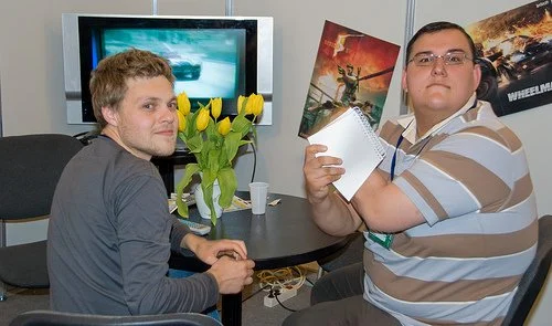 Редакторы золотого состава «Игромании»: Олег Ставицкий (слева) и Антон Логвинов (справа).