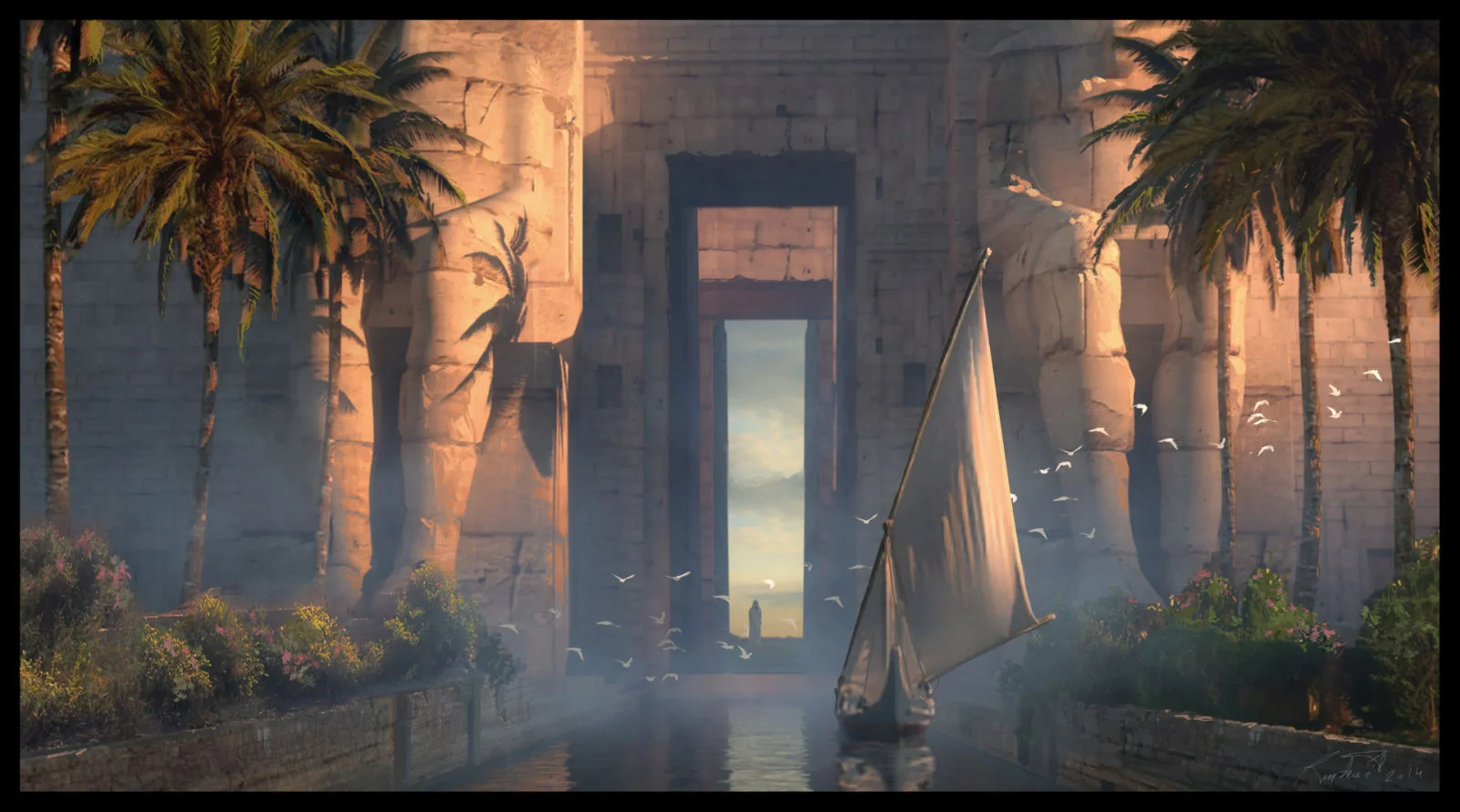 Потрясающие виды Древнего Египта (и не только) на концепт-артах Assassinʼs Creed: Origins - фото 4