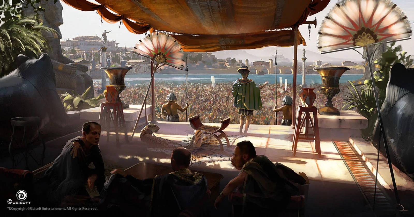 Потрясающие виды Древнего Египта (и не только) на концепт-артах Assassinʼs Creed: Origins - фото 8