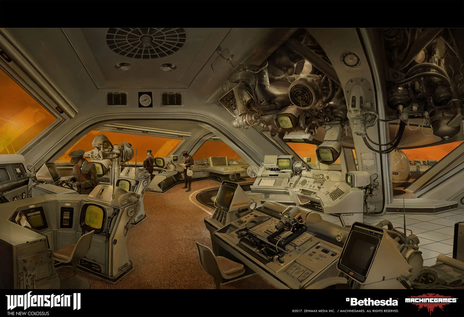 Взгляните на потрясающие концепт-арты ​Wolfenstein II: The New Colossus - фото 22