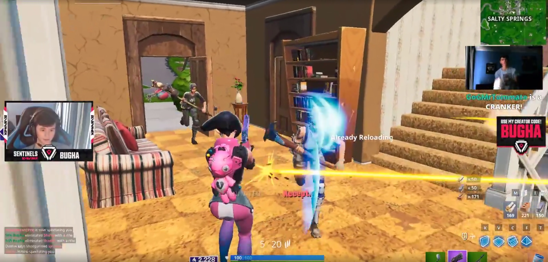 За чемпионом мира по Fortnite теперь охотится армия стримснайперов, но его даже вдесятером не убить - фото 1