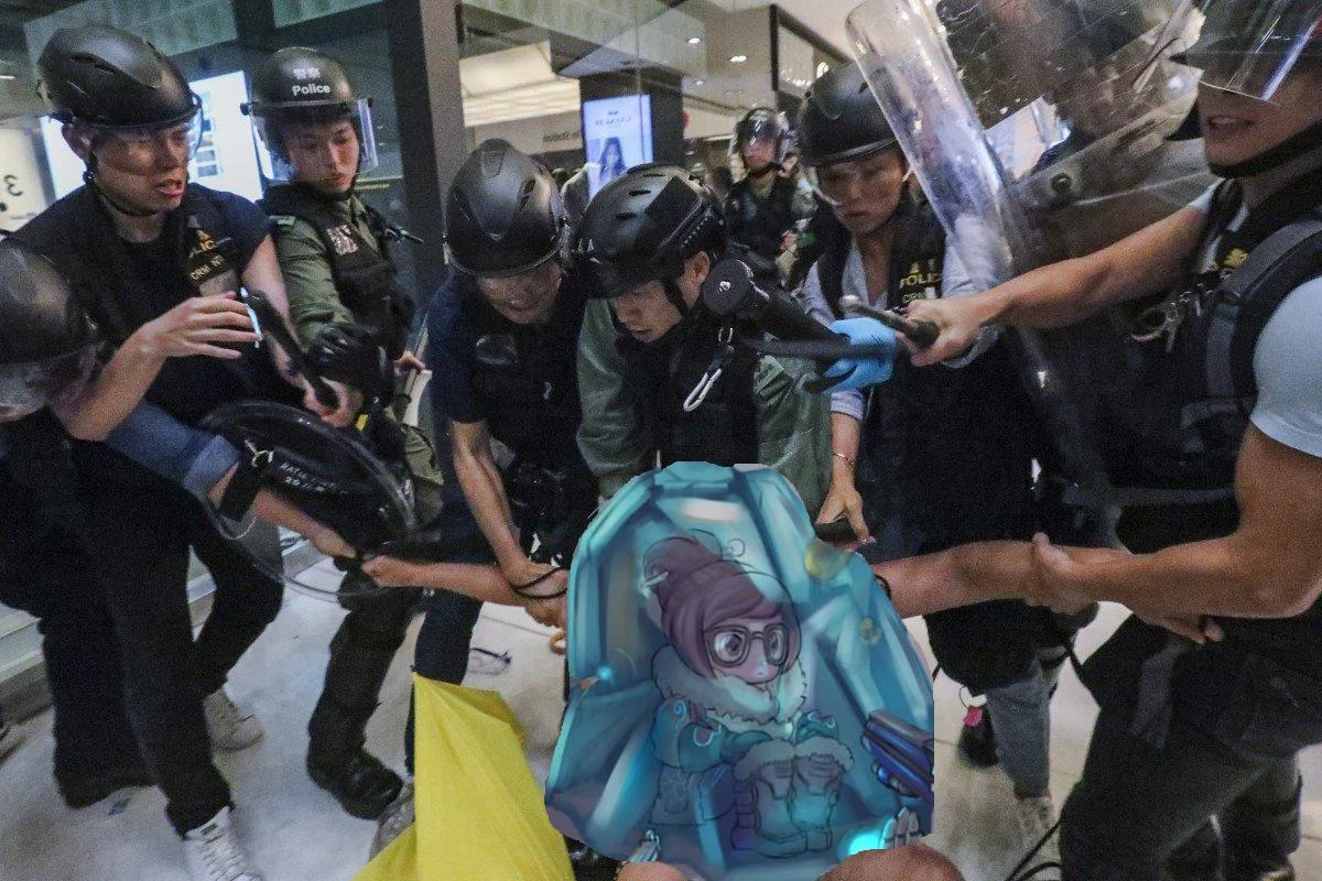 Игроки в ответ на политику Blizzard решили сделать Мэй из Overwatch символом протестов в Гонконге - фото 4